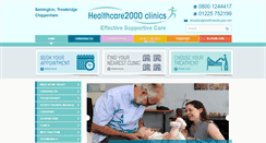 Desktop Screenshot of healthcare2k.co.uk